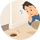 ゴキブリの死骸を見つけた…