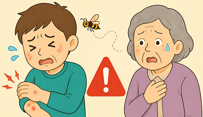 刺傷による深刻な健康被害