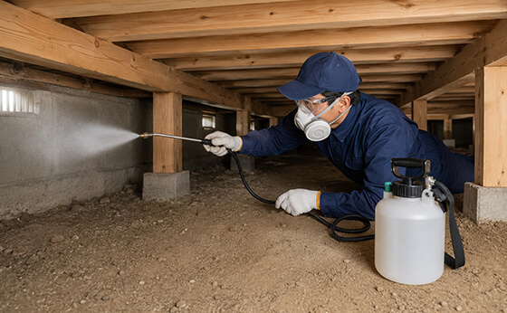駆除作業