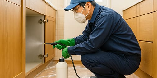 お子さま・ペットも安心 安全な薬剤を使用